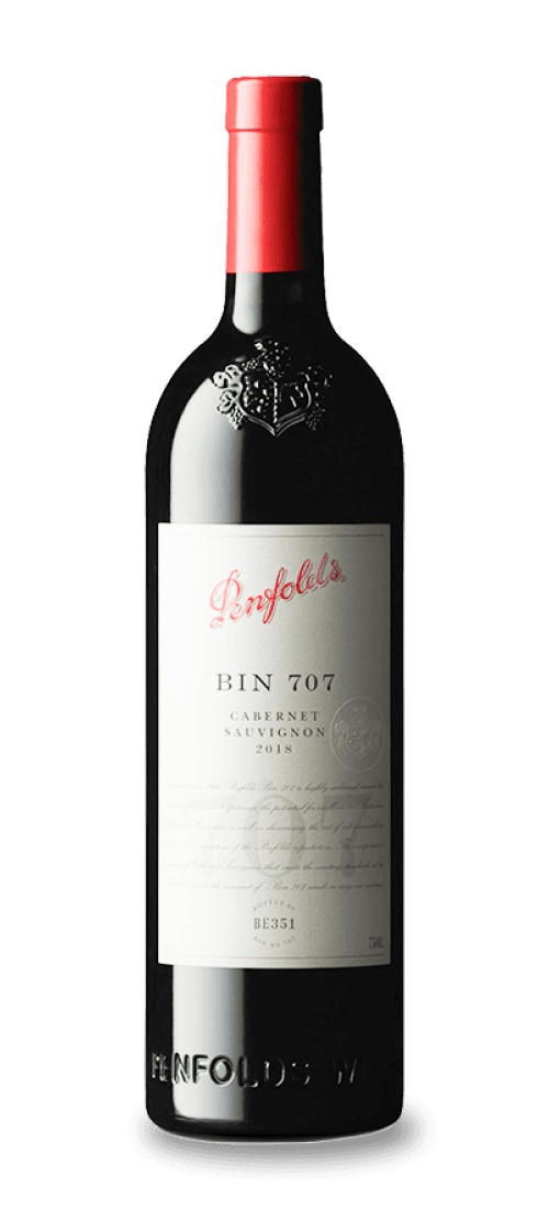 penfolds, bin 707 cabernet sauvignon, south australia 2018