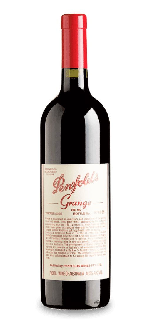 penfolds, grange, south australia 2000