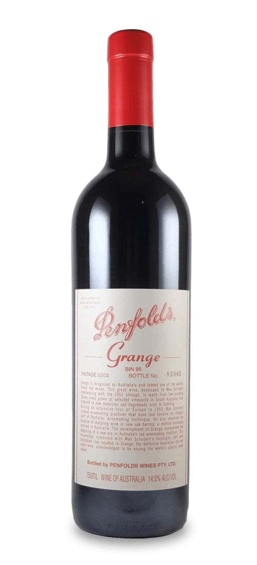 penfolds, grange, south australia 2002