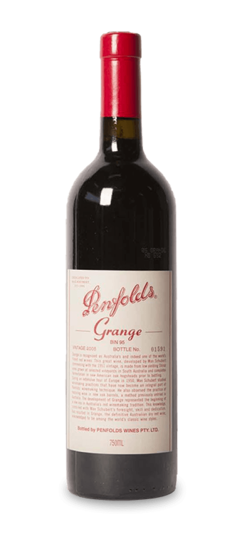penfolds, grange, south australia 2005