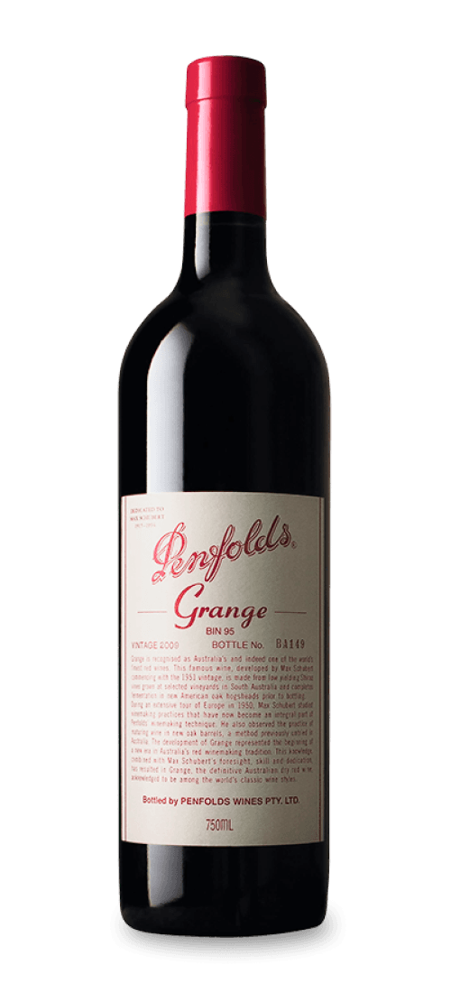 penfolds, grange, south australia 2008