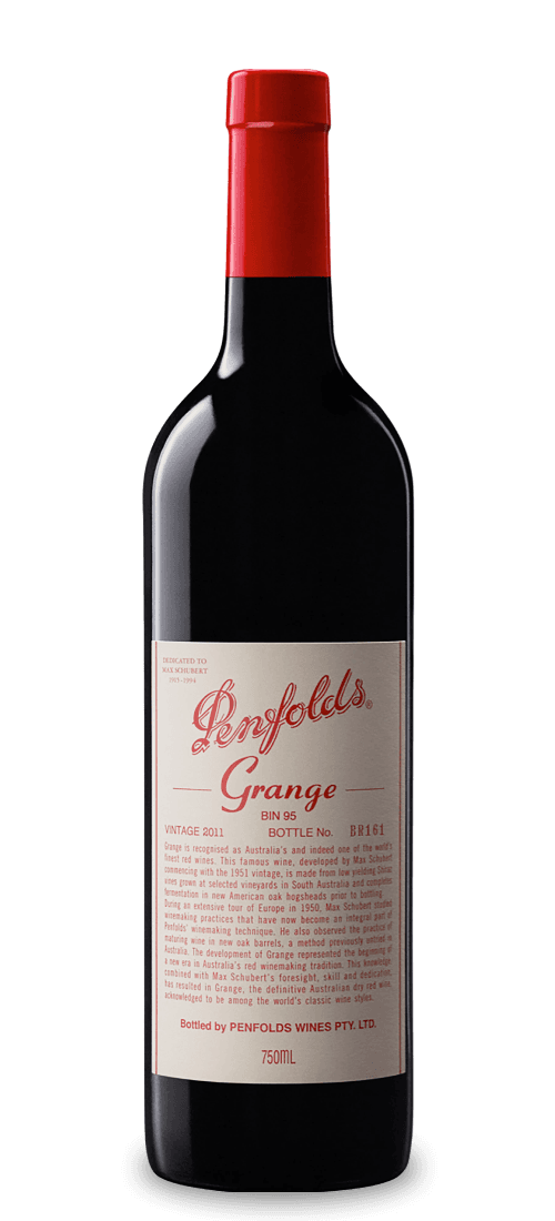 penfolds, grange, south australia 2011