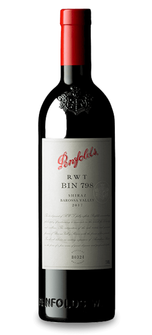 penfolds, bin 798 rwt shiraz, barossa valley 2017