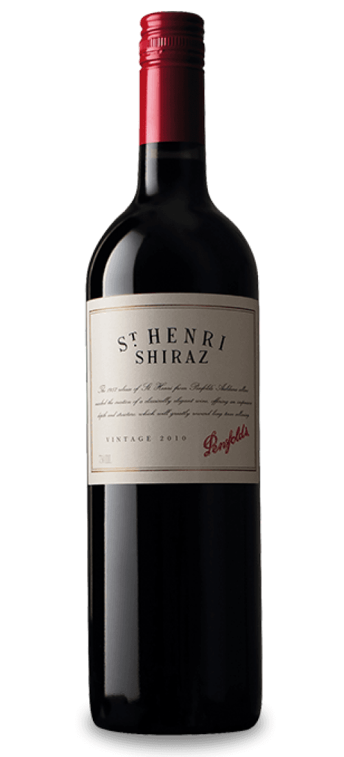 penfolds, st. henri shiraz, south australia 2010