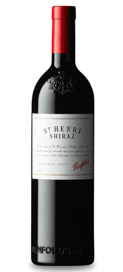 penfolds, st. henri shiraz, south australia 2016
