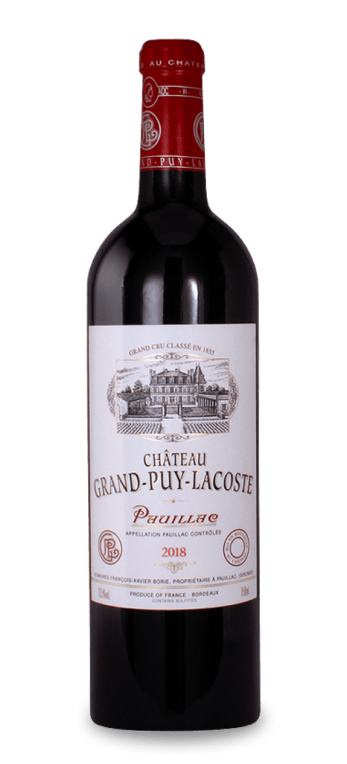chateau grand-puy-lacoste 5eme cru classe, pauillac 2018