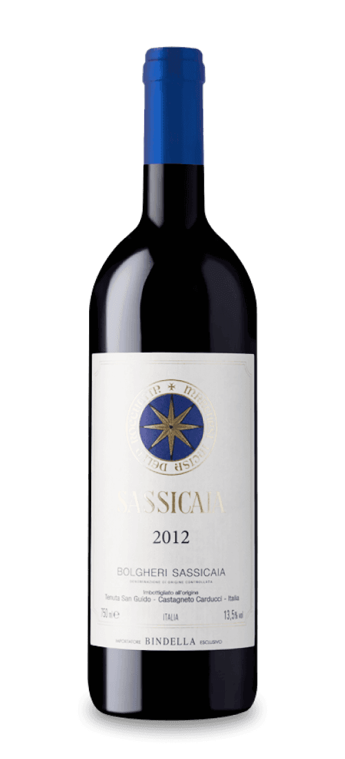 sassicaia, tenuta san guido, bolgheri 2012