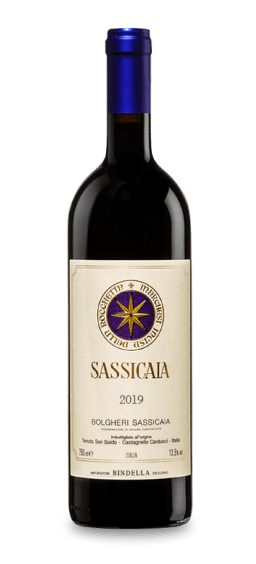 sassicaia, tenuta san guido, bolgheri 2019