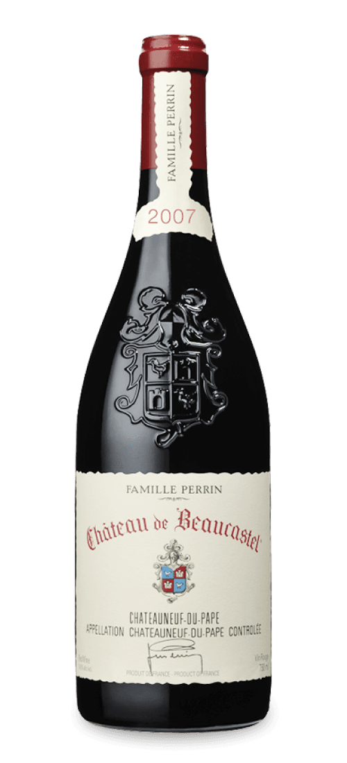 chateau de beaucastel rouge, chateauneuf-du-pape 2007