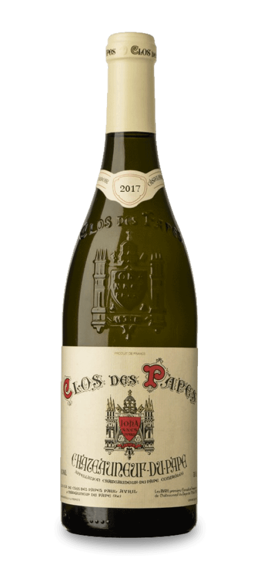 clos des papes, chateauneuf-du-pape, blanc 2017