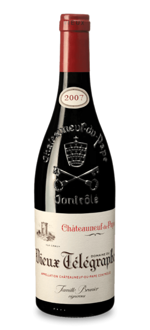 vieux telegraphe, chateauneuf-du-pape, la crau rouge 2007