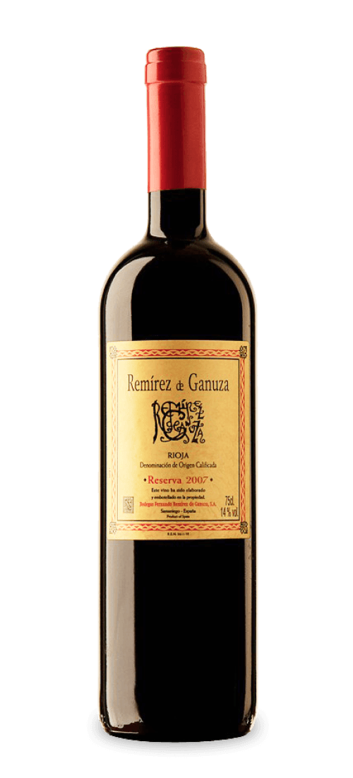 remirez de ganuza, reserva tinto, rioja 2007