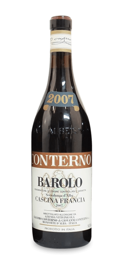 giacomo conterno, barolo, francia 2007