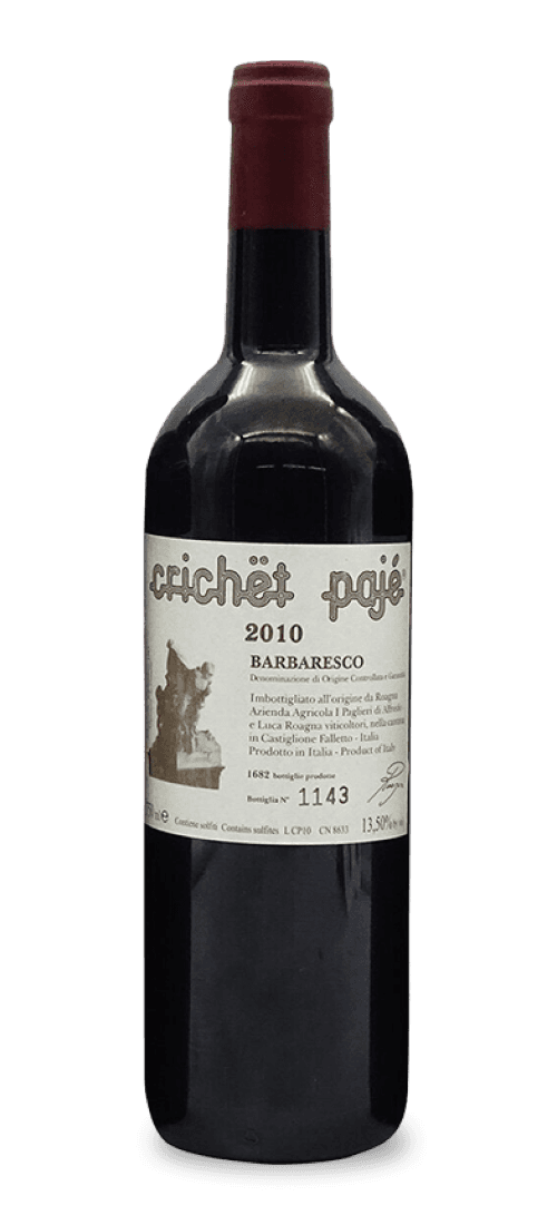 roagna, barbaresco, paje crichet 2010