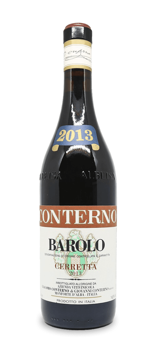 giacomo conterno, barolo, cerretta 2013