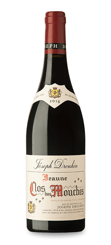 Investing in 2016 Joseph Drouhin Clos Des Mouches means investing in history. The vineyard at the southern end of the Beaune appellation was one of the first that Maurice Drouhin purchased in the 1920s. Nearly a century later, this pinot noir has retained the mythical stature that made it an international sensation.  
 
On the palate, 2016 Clos Des Mouches is deep, sweeping, and graceful. The medium body unleashes layers of sweet dark fruit, spice, coffee, cocoa, orange, and oak. Silky tannins blend harmoniously into the body, while notes of oyster shells punctuate the air. Anyone who gives this pinot noir a decade in the cellar will be richly rewarded.
