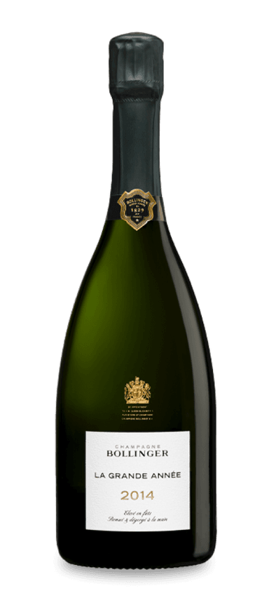 The 2014 vintage marked an inflection point in Bollinger's history. Gilles Descôtes replaced Matheieu Kauffmann as the chef de cave. Meanwhile, Denis Bunner filled the newly created deputy cellar master role. The dynamic duo made an immediate impact. First, it co-inoculated the alcoholic and malolactic fermentation to save energy. Second, they installed jetting to control oxygen ingress and improve consistency.
 
The result is a Champagne with more focus and fullness than its predecessors. The 2014 Bollinger La Grande Année leads with mouthwatering acids that underpin a lush fruity core. Citrus, green apples, toasted nuts, flower petals, and a splash of iodine form a fragrant nose while streaks of chalkiness linger into the palate-cleansing finish. Investors will need to give this highly approachable Champagne two decades to reveal its full power and potential.
 
The Final Sip: Even a changing of the guard couldn't diminish Bollinger's staying power among top-tier Champagne houses.