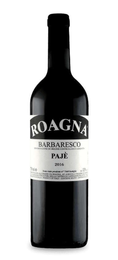 Zoom in on the Piedmont winemaking pyramid. At the top, you’ll find Roagna. The fifth-generation estate has married centuries of tradition with innovative practices, such as organic viticulture and ultra-thick French oak casks for aging. The result: wines like 2016 Roagna Barbaresco Pajè, a deep, complex, and ageworthy red that has handsomely rewarded those patient enough to cellar it.
 
This 2016 Barbaresco stands out as a highlight of the vintage. Its classic styling reveals a firm structure and a balanced complexion. Dark cherries, raspberries, licorice, leather, spice, and a hint of tobacco build into a full mouthfeel with dazzling nuance. While Pajè is among the larger productions at Roagna, investors will have to tussle for the mere 600 cases released each year.
 
The Final Sip: Grab your sunglasses. The 2016 Roagna Barbaresco Pajè shines with its classic style, full body, and spectacular nuance.