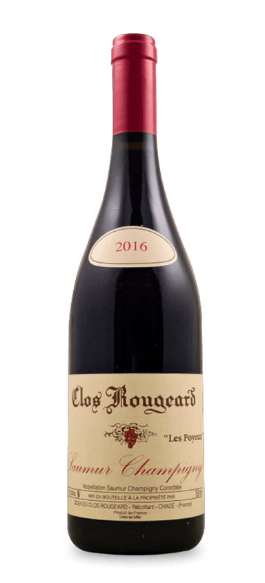 Clos Rougeuard is the ultimate cult winery in the Loire Valley. For eight generations, the sleepy estate has produced wine in extremely low quantities while upholding centuries of winemaking tradition. All the fruit goes through barrel fermentation, cold barrel aging, and bottling without filtration. This meticulous process ensures the most exceptional wine possible. The immaculate quality even inspired legendary winemaker Charles Joguet to say, "There are two suns. One shines outside for everybody. The second shines in the Foucaults' cellar."
 
The 2016 Clos Rougeard Saumur-Champigny Les Poyeux comes from 50-year-old vines on a south-facing plot in Chacé. The sandstone and limestone contribute to a chalk quality that runs parallel to the sparkling acids and intense woody qualities. With a reputation for purity and built-to-age structure, this cabernet franc makes for an ideal cellar candidate.
 
The Final Sip: 2016 Clos Rougeard Saumur-Champigny Les Poyeux stands out as a high watermark for the burgeoning talent of the Loire Valley.