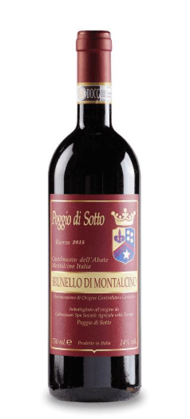 “It is a wonderful and immensely pleasurable wine that will be a joy to revisit if the unlikely opportunity should ever arrive.” Those are the opening words of wine critic Jeb Dunnuck’s review of this investment-worthy Brunello, and with good reason. This rare 2015 sangiovese headlines a superb vintage with its cornucopia of pure fruit, elegant structure, and restrained power.  

That’s not all. The 2015 Poggio di Sotto Brunello di Montalcino Riserva has been decades in the making. When Piero Palmucci founded the estate, he did not do so on a whim. He spent years researching the best soils and microclimates for sangiovese. His findings led him to a small vineyard in southern Montalcino in 1989. Since then, Palmucci has found ways to improve his Brunello, like selecting the finest clones and optimizing planting density. The 2015 vintage represents those exacting standards in a bottle.

The Final Sip: Poggio di Sotto has become synonymous with excellence, and this 2015 Brunello di Montalcino Riserva shows why.