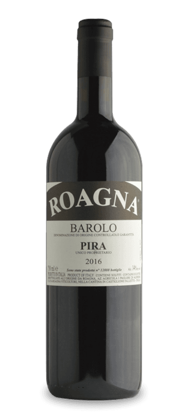 Vineyards don’t get much better than Pira. The largest single parcel in the estate’s holdings, the 25-to-50-year-old vines sprawl across six distinct microclimates with terrain ranging from limestone marl roca to bluestone. The unique exposures and soils give Roagna a wealth of options when vinifying Pira.
 
The 2016 incarnation brings the vineyard to life with chalky tannins and sterling minerality. These earthy components seamlessly integrate into layers of red cherries, wildflowers, tobacco, spice, blood orange, and smoke, giving 2016 Pira effortless charm and depth. Add in sparkling acidity and energy, and it’s easy to see why this Barolo is a no-brainer cellar selection.
 
The Final Sip: Wine critic Kerin O’Keefe called this ageworthy Barolo a “drop-dead gorgeous red,” and frankly, it’s hard to argue.