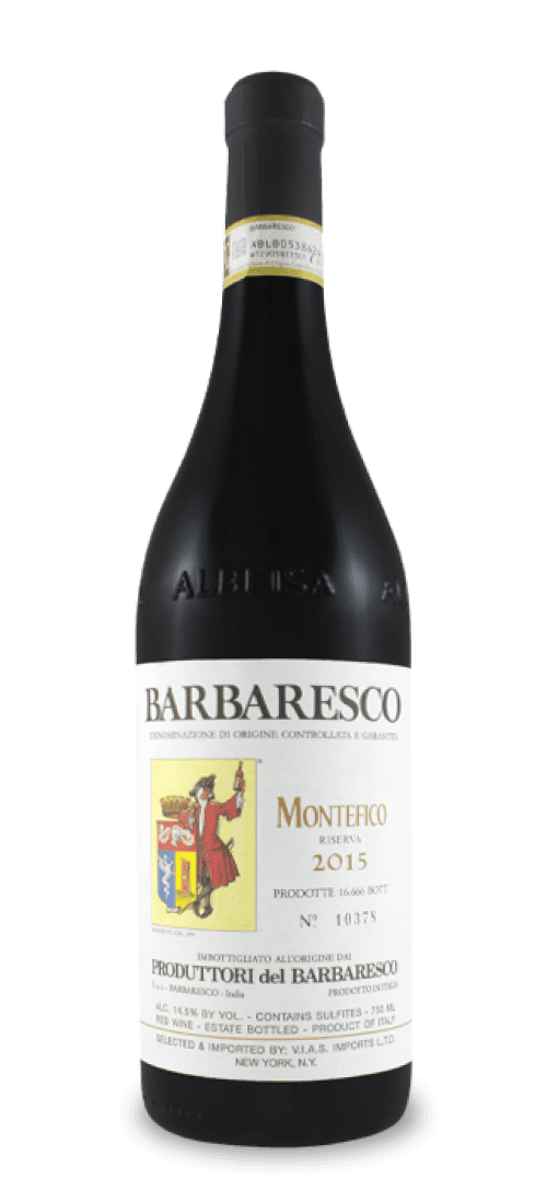 produttori del barbaresco, barbaresco, montefico riserva 2015