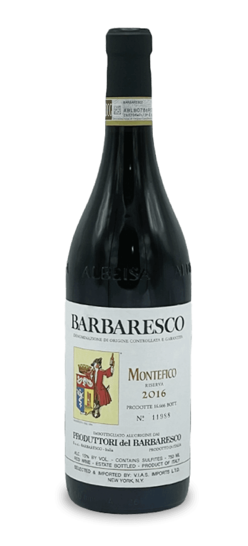 produttori del barbaresco, barbaresco, montefico riserva 2016