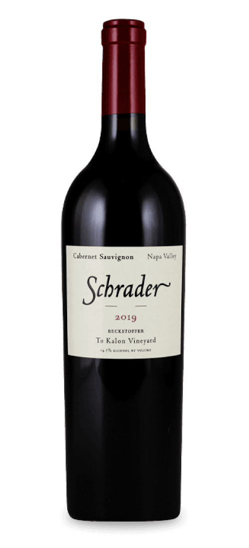 schrader, beckstoffer to kalon vineyard cabernet sauvignon, napa valley 2019