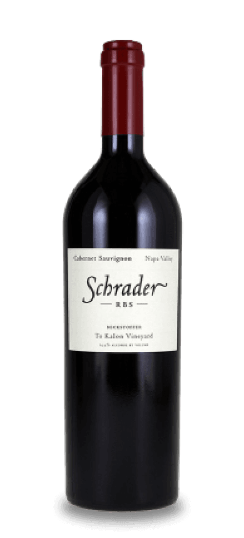 schrader, rbs beckstoffer to kalon vineyard cabernet sauvignon, oakville 2018
