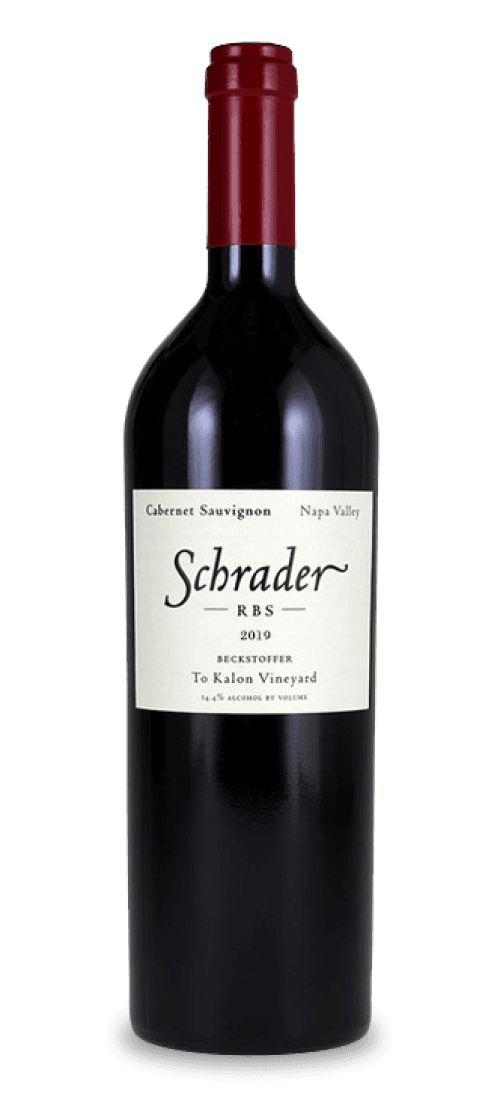 schrader, rbs beckstoffer to kalon vineyard cabernet sauvignon, oakville 2019