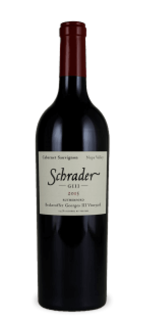 schrader, giii beckstoffer georges iii vineyard cabernet sauvignon, rutherford 2015