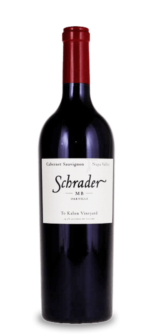 schrader, mb to kalon vineyard cabernet sauvignon, oakville 2018
