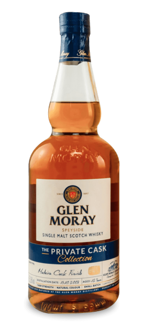 glen moray, single malt hogshead 'full cask' no 002 rla 118 abv 54.9, speyside 2008