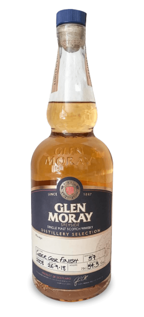 glen moray, single malt hogshead 'full cask' no 003 ola 140.9 abv 69.8, speyside 2008