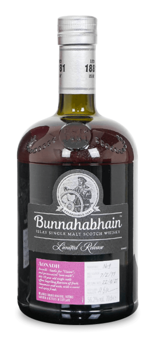 bunnahabhain, single malt barrel 'full cask' no 1079, islay 2013