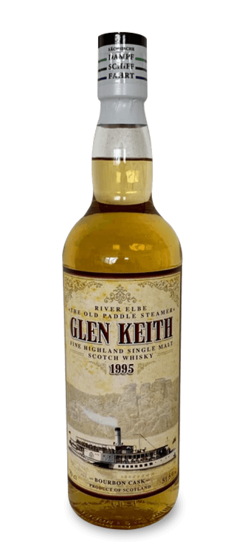 glen keith, single malt hogshead 'full cask' no 171293, speyside 1995