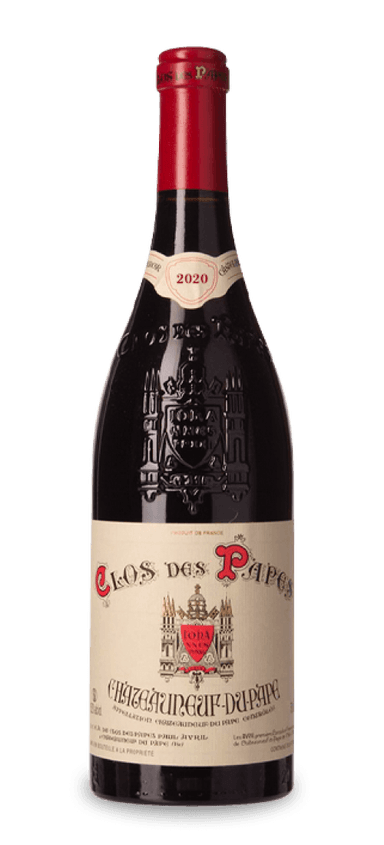 Freshness. Elegance. Balance. These are just a few of the words that come to mind when describing Clos des Papes Châteauneuf-du-Pape. Few vintages have better distilled those characteristics into one bottle than the 2020 iteration. The classically styled blend of grenache, mourvèdre, and syrah captures the essence that has made Clos des Papes a cornerstone of the Rhône winemaking scene. 
This Châteauneuf-du-Pape isn’t shy coming out of the bottle. The mammoth nose of red and black fruits, violets, lavender, applewood, graphite, cured meats, and pepper captures the senses and imagination. Fruity purity reveals itself in the mid-palate with silky tannins driving to a fabulous finish. While this red blend remains approachable in youth, savvy investors should stash away this gem for at least a decade.
The Final Sip: For a wine with equal parts explosive, approachable, and classically styled, look no further than 2020 Clos des Papes Châteauneuf-du-Pape.