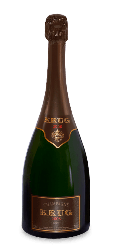 "Classic Beauty." That is the nickname bestowed on 2008 Krug Vintage Brut by the Champagne house's tasting committee. The cuvée of pinot noir, pinot meunier, and chardonnay has a chiseled frame and ultra-expressive nose that makes it an instant classic. The vintage benefited from flawless weather with mild conditions producing perfectly fresh fruit with outstanding heterogeneity between the vineyards of Aÿ, Bouzy, and Ambonnay.
Cellar master Julie Cavil shows off her Midas touch with a harmoniously balanced blend that preserves the entire spectrum of flavors and aromas. As a result, critics have lobbed praise at 2008 Krug from all angles. James Suckling awarded it a 100-point rating, calling it "a perfect 2008." Others have called it "a supernova of sensation" and "(with) perfect balance." At Vinovest, we call it a must-have.
The Final Sip: 100-point Champagnes don't come around often. In fact, this is only one of three Krug vintages ever to receive a perfect score (1996, 2002, 2008.)